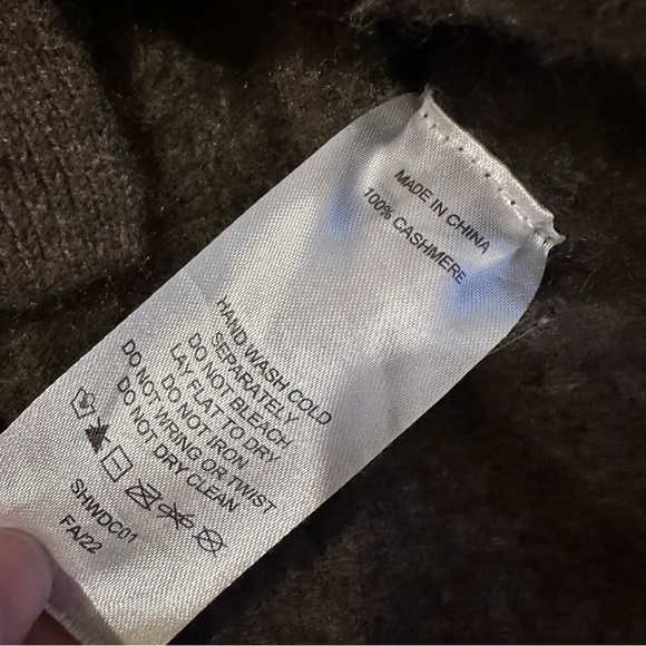 Quince Women’s Mongolian Cashmere Oversized Boyfriend Cardigan Sweater Brown S - Picture 5 of 9